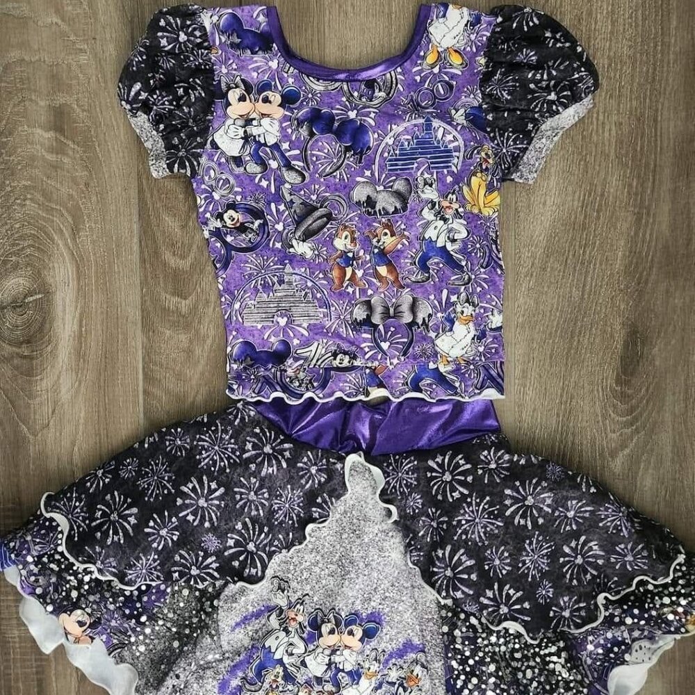 Disney Celebration 2pc Skater Skirt set sz 10/12 NWOT